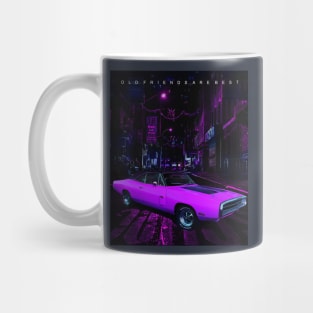 Classic Car in The Purple City Mug